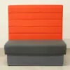 Senator Red & Grey 2 Seat High Back Breakout Seating