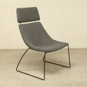 Elite Escape Lounger Stacking Chair in Grey - LTA012