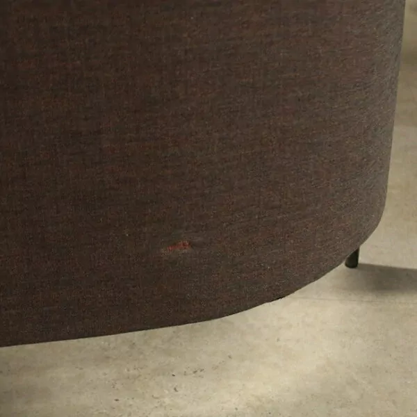 Single Person Focus/Study Booth in Taupe Fabric with Desk