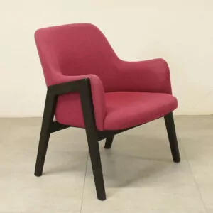 Elite Lusso Lounge Chair in Raspberry - LOC231