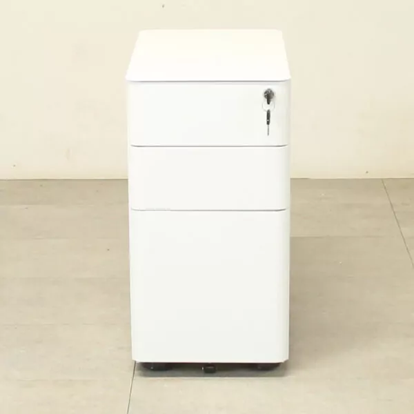 Groove L White Slim Mobile Pedestal - BRAND NEW - XOX011