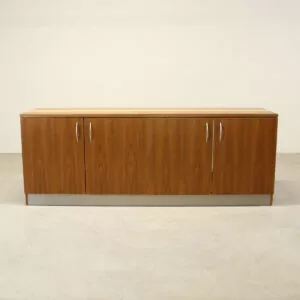 Walnut Veneer Credenza