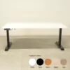 Flimba Height Adjustable Desk on Black Frame - ENV392
