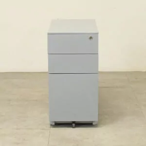 Grey Narrow Mobile Pedestal