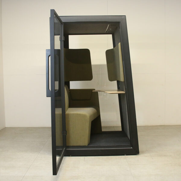 Orangebox On the QT Grey/Green R/H Personal Pod - CNR001