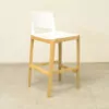 Boss Design Deuce White High Stool - LOC193