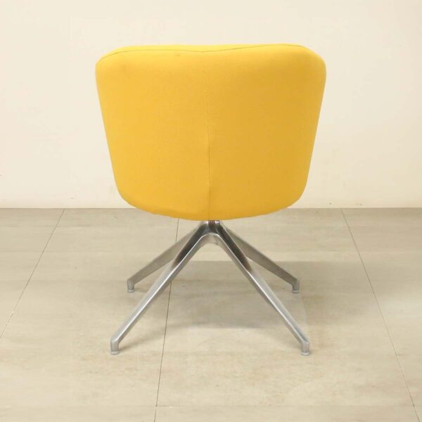 Dams Yellow Swivel Chair - BAU020DS