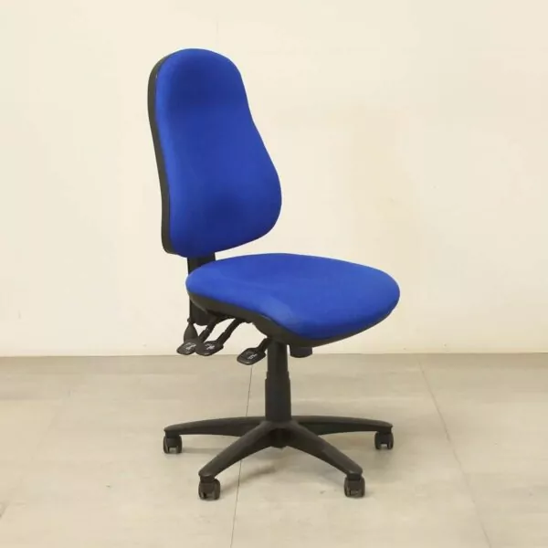 High Back Blue Operators Chair - FAC014