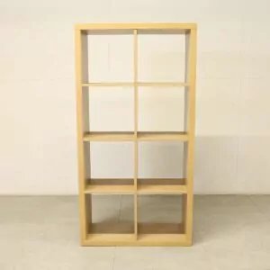 MAS012DS - Oak 8 Pidgeon Hole Storage Unit