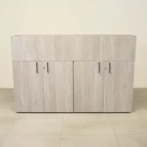 Narbutas Grey Wood 1640w D/D Cupboards with Planter - LOC284