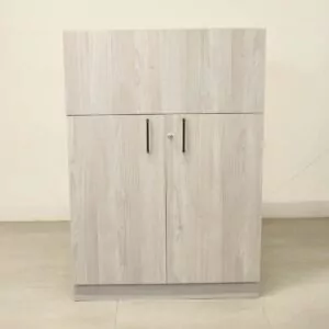 Narbutas Grey Wood 800w D/D Cupboard with Planter - LOC283