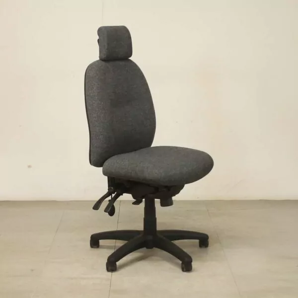 GOR367DS - Charcoal Operators Chair with Headrest