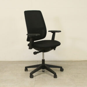 Haworth Black Mesh Back Operators Chair