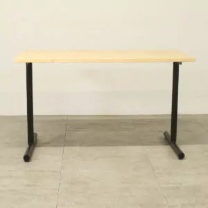 Medium Timber Veneer 1200mm Straight Desk