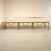 Orangebox Oak Library Table with Lighting & Power/Data - LOC347