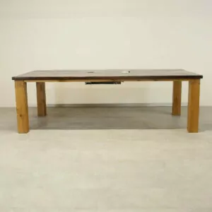 Stained Solid Oak 2395 x 1200 Meeting Table