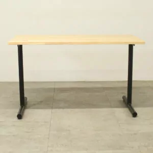 Medium Timber Veneer 1200mm Straight Desk