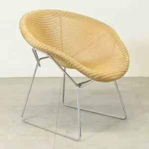 Lloyd Loom Satellite Wicker Lounge Chairs