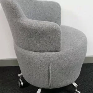 Orangebox Grey Chair on Castors