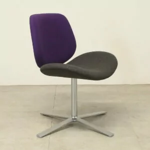 Purple and Grey Meeting Chair