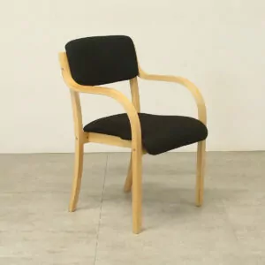 Black Stacking Meeting Chair