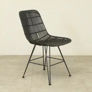 Black Wicker Chair