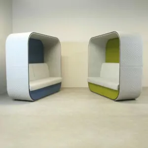Boss Design Grey & Green Cocoon Booth