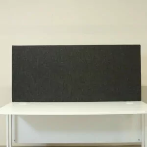 Charcoal 1585mm Desk Mounted Screen