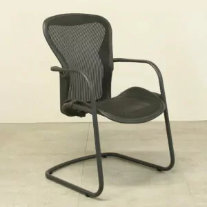 Herman Miller Black Mesh Meeting Chair