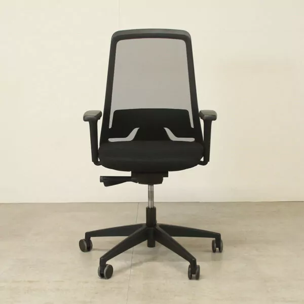 Interstuhl Everyis1 Black Mesh Back Operators Chair