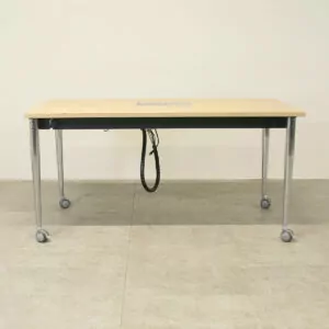 Light Oak Flip Top Table with Power/Data Pack