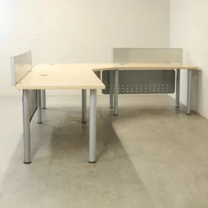 Maple 3 Piece Reception Desk
