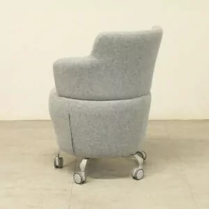 Orangebox Grey Chair on Castors