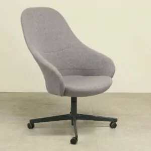 Senator Ad Lib Grey Work Lounge Chair