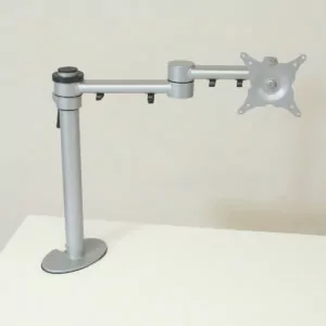 Silver Single Monitor Arm - Ex Display