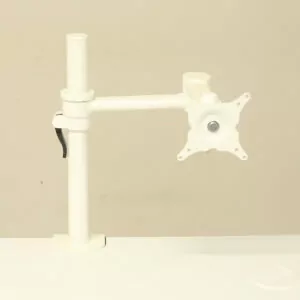 Single Monitor Arm - White