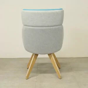 Sven Ligni High Back Blue/Grey Lounge Chair - Ex Display