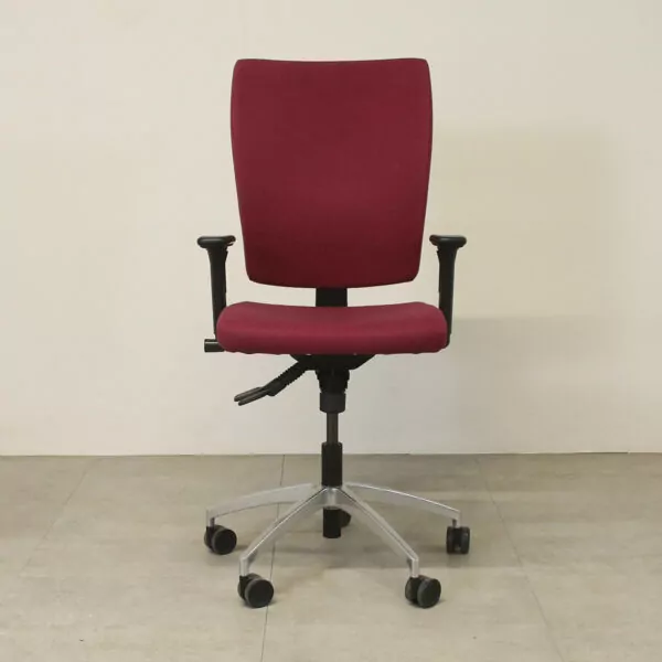 Sven Red Operators Chair - Ex Display