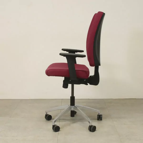 Sven Red Operators Chair - Ex Display