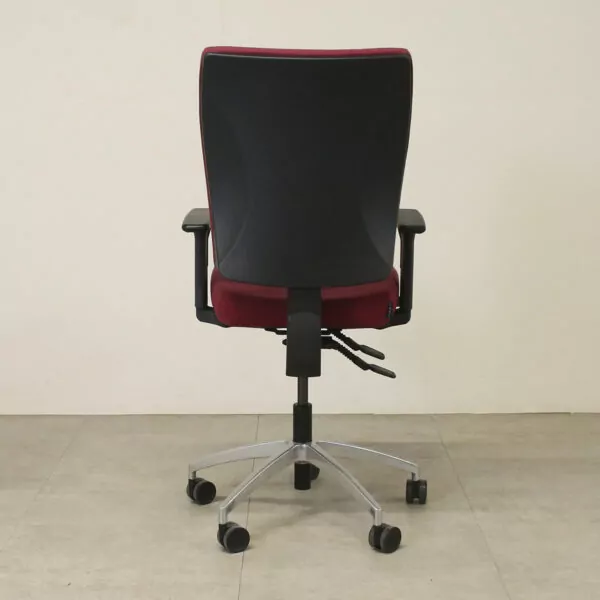 Sven Red Operators Chair - Ex Display