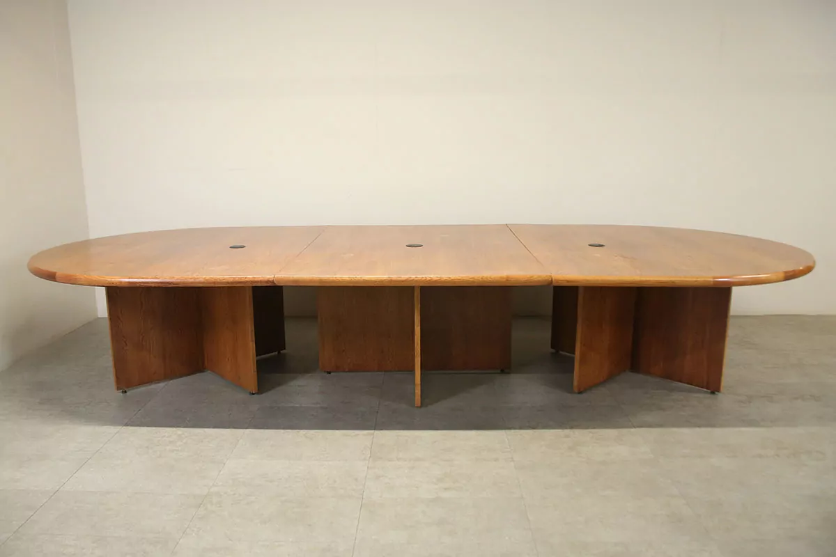 Walnut Venner 4280 x 1800 Oval Meeting Table