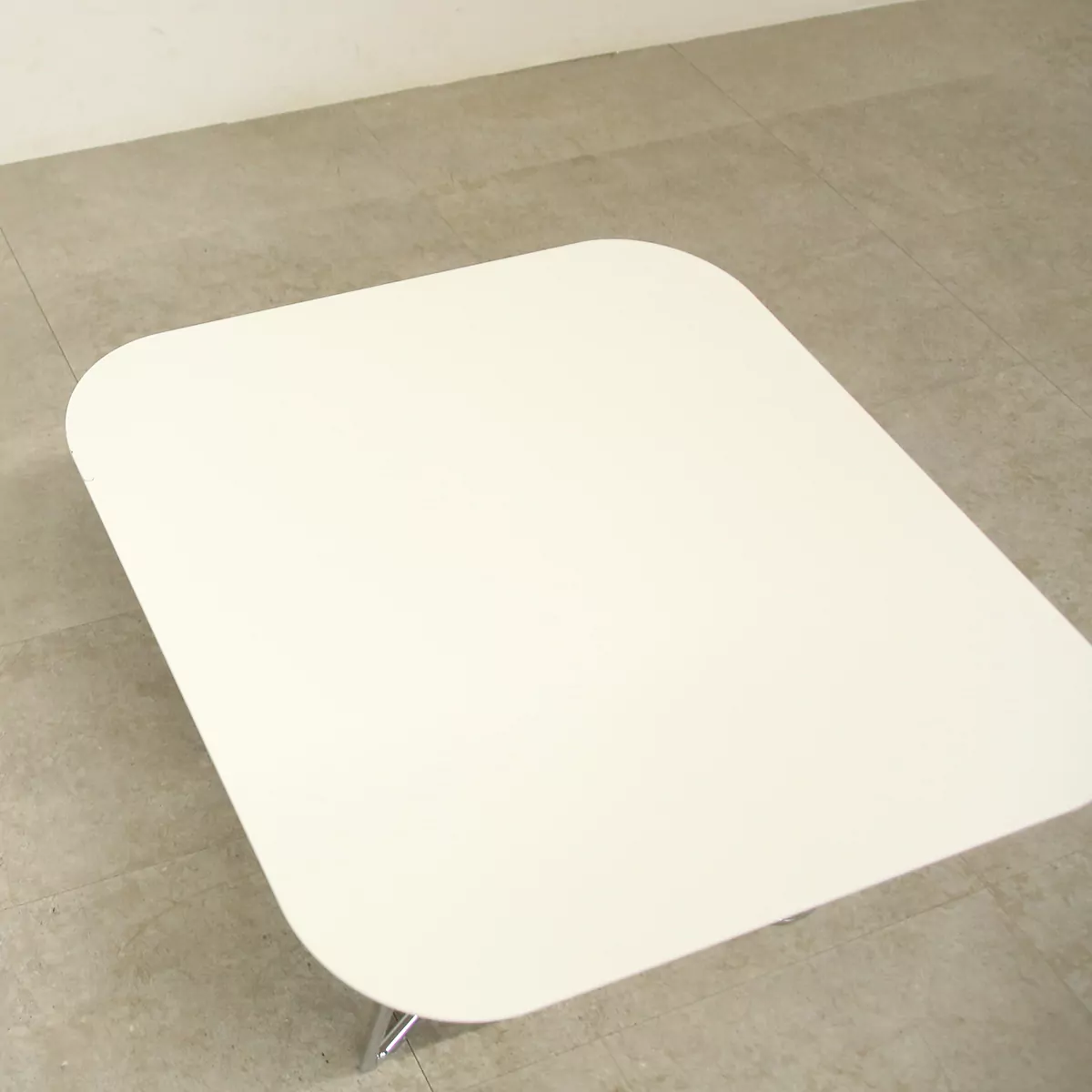 White 700mm Square Coffee Table