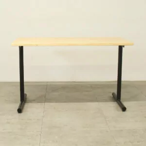 Medium Timber Veneer 1200mm Straight Desk