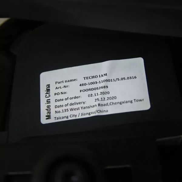 I Am Techo Black Mesh Back Operators Chair with Headrest - ENV358