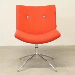 Verco Echo Lounge Visitors ECH2 Red Swivel Chair