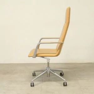 Brunner FinaSoft Tan Leather High Back Executive Chair