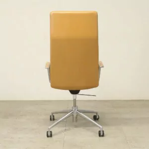 Brunner FinaSoft Tan Leather High Back Executive Chair