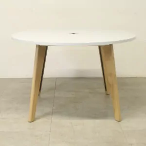 Dove Grey 1200 diameter Meeting Table - HILL226
