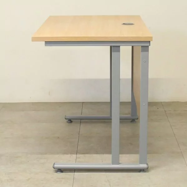 Dams Oak 1000mm Straight Desk - LBK021