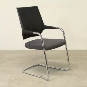 Sedus Grey & Black Mesh Back Stacking Meeting Chair - YSP002